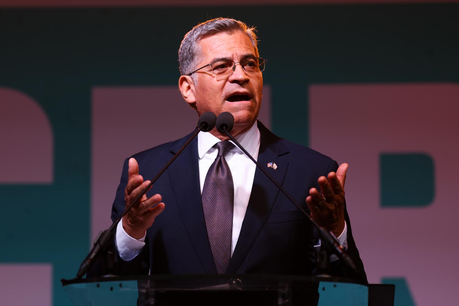Source-feed image associated with Becerra advances to November, moves closer to becoming California's first elected Latino governor