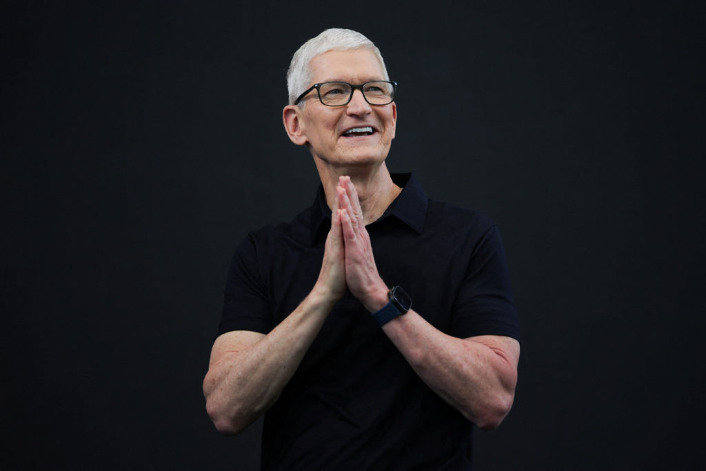 Source-feed image associated with Apple unveils new AI features with privacy focus at last developers conference with CEO Tim Cook