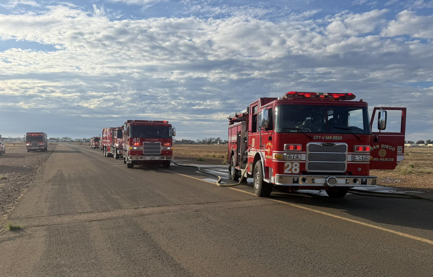 Source-feed image associated with Two killed in plane crash at corporate airfield in San Diego