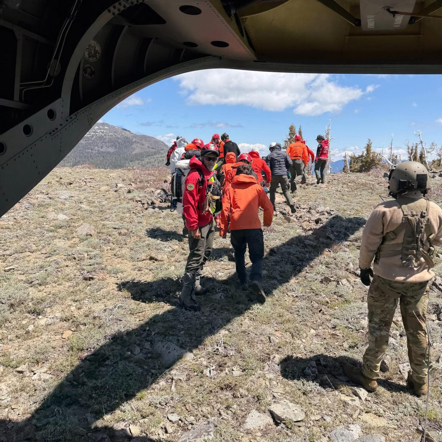 Source-feed image associated with Authorities draw down massive search for missing Tahoe hiker presumed dead