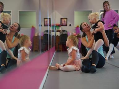 Image from linked report: People with Down syndrome and other disabilities find rhythm in Indiana dance program
