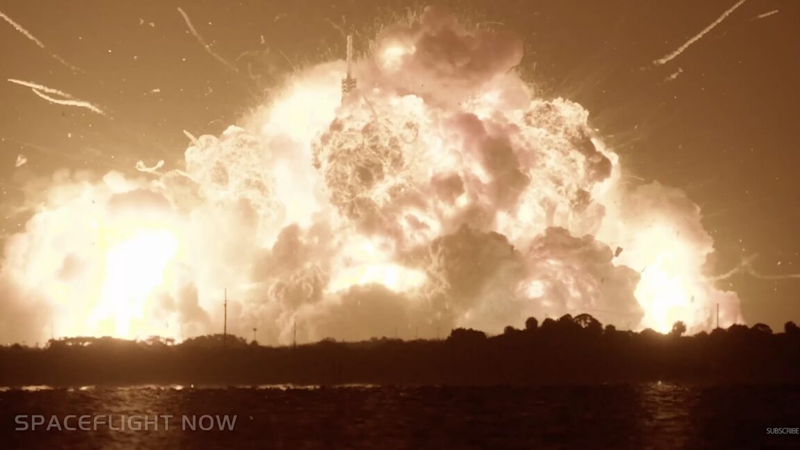 Source-feed image associated with Blue Origin narrowing in on root cause of catastrophic rocket accident