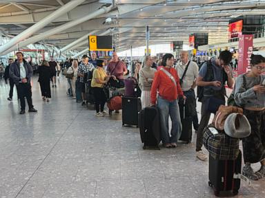 Source-feed image associated with UK air traffic controller blames a millisecond-software glitch for flight cancellations