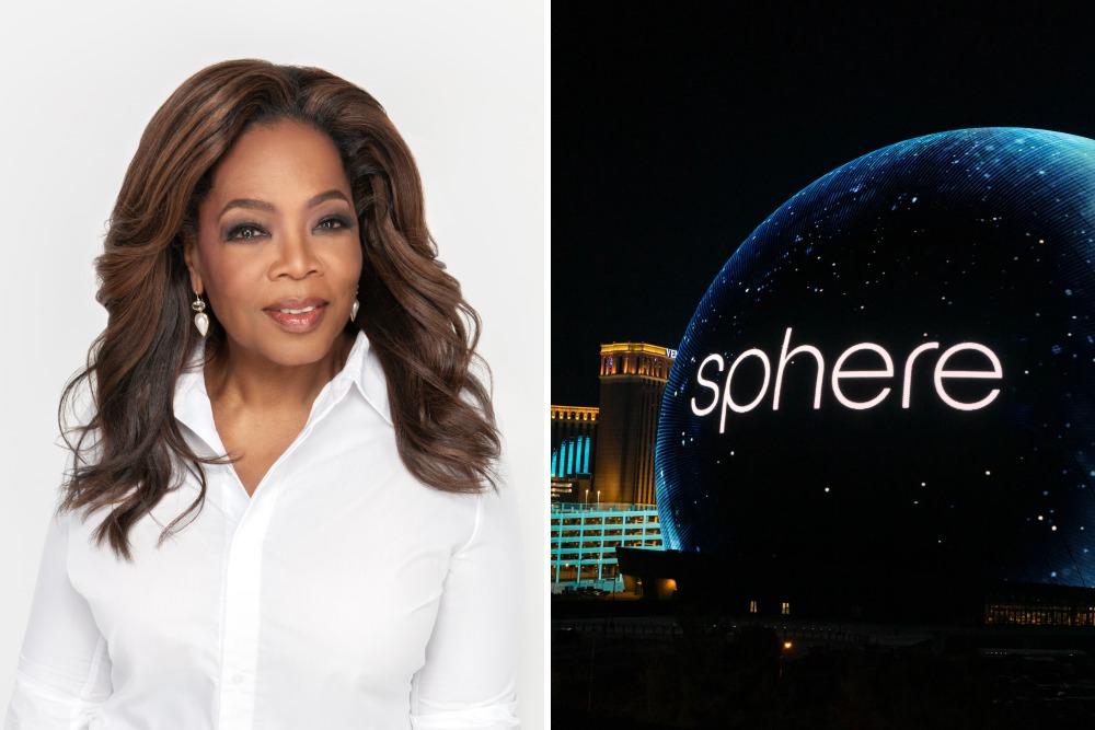 Source-feed image associated with Oprah Winfrey to Headline Las Vegas Sphere With New Music and Arts Show ‘Aha’