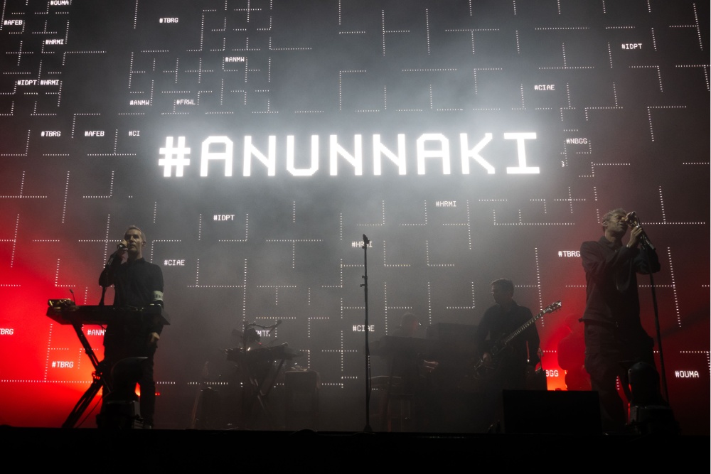 Source-feed image associated with Massive Attack Duo Banned From Singapore Over Palestinian Flag Display