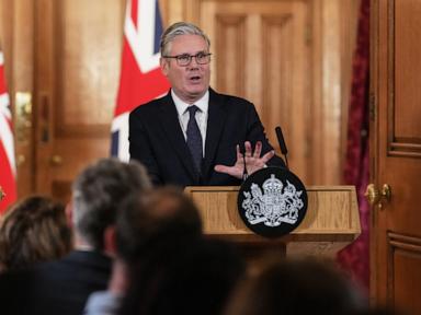 Source-feed image associated with Starmer says Britain will ban under-16s from using a range of social media apps