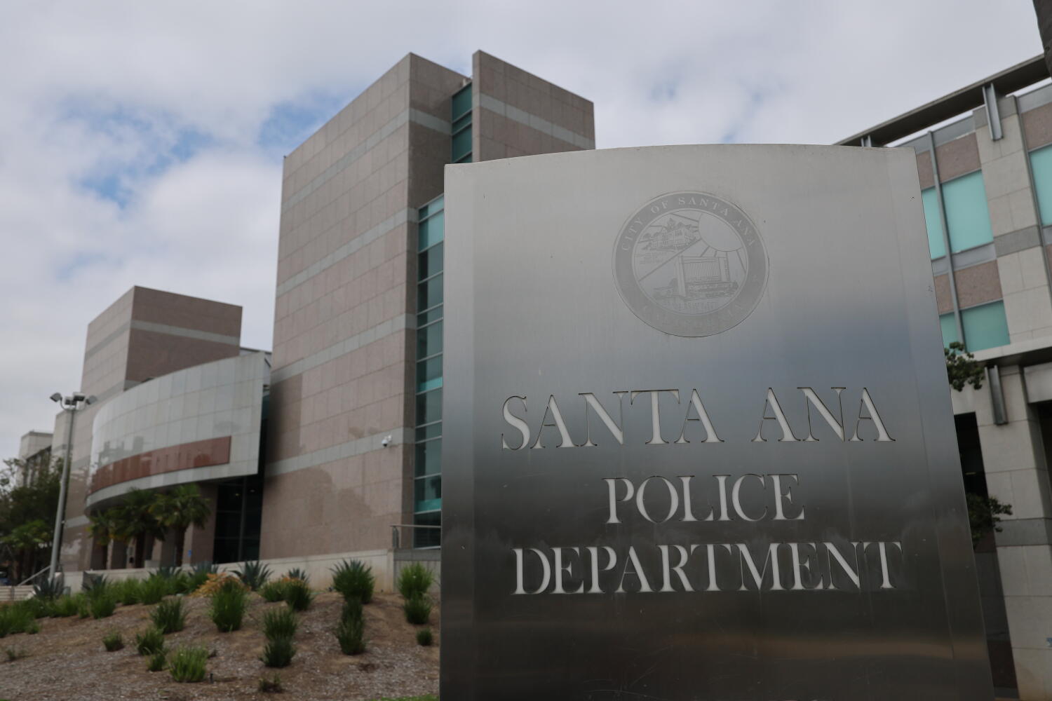Image from linked report: Man seen in video being punched by Santa Ana police will not face charges in that arrest