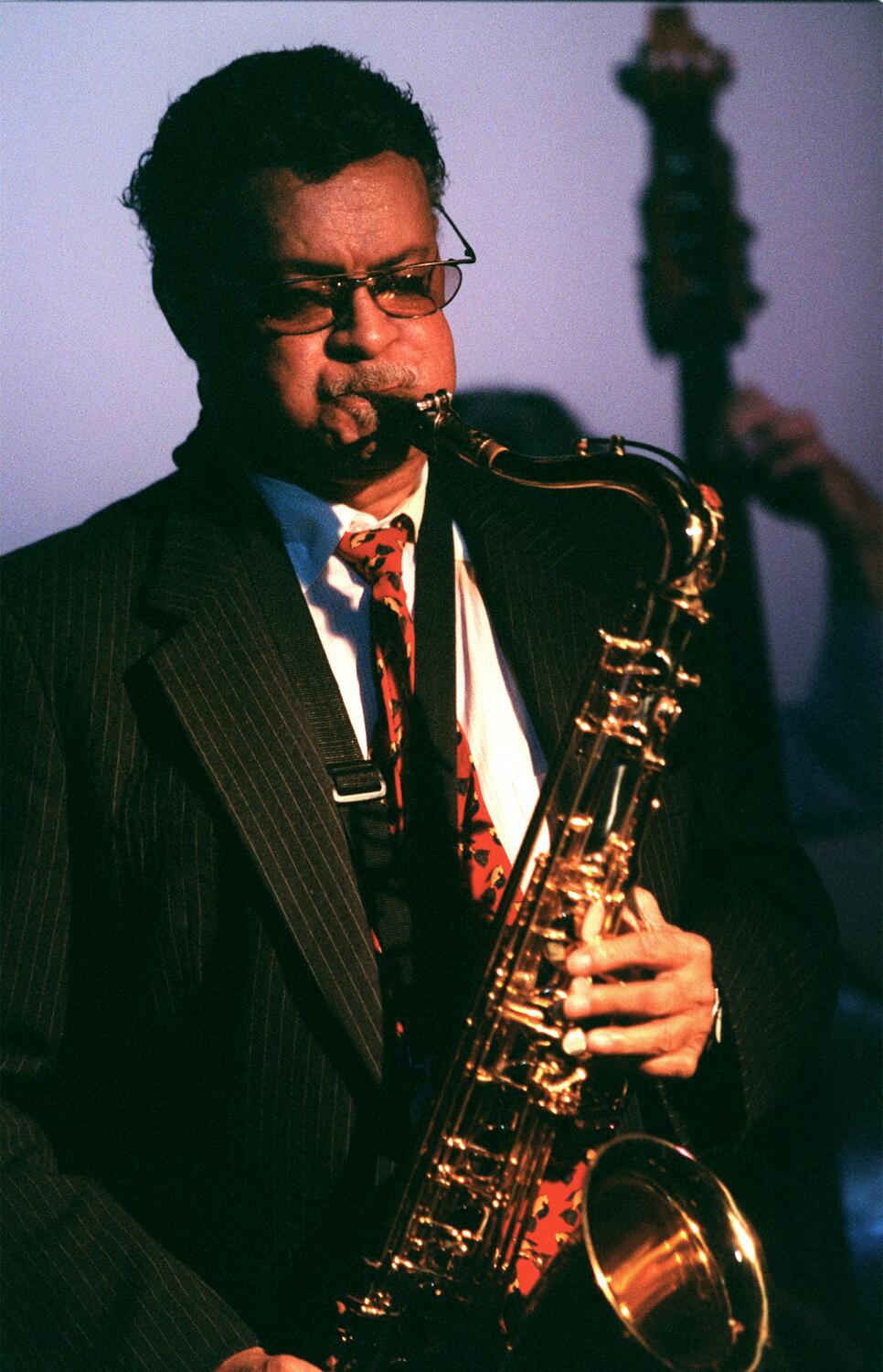 Source-feed image associated with Plas Johnson, jazz artist and 'Pink Panther' saxophonist, dies at 94