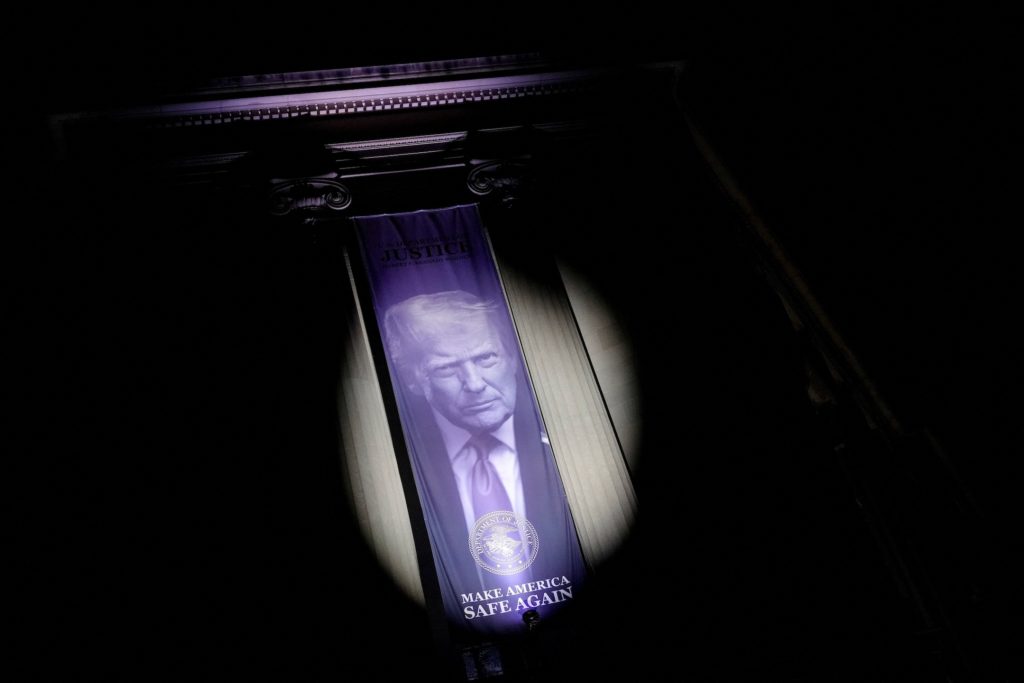 Source-feed image associated with Ex-DOJ officials reflect on Trump's transformation of the institution