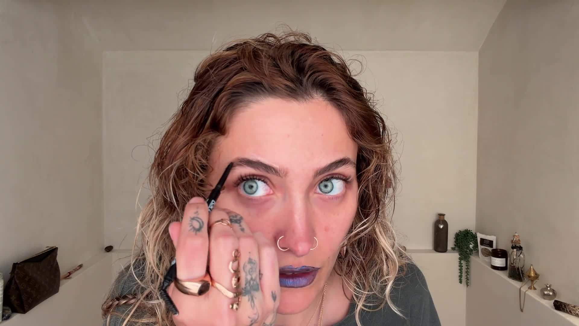 Source-feed image associated with Paris Jackson on the Saffron Scent That Reminds Her of Her Father