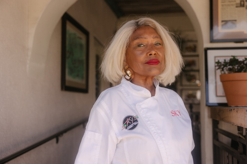 Source-feed image associated with Sky's Gourmet Tacos, a Black soul food taco landmark, to close after 34 years