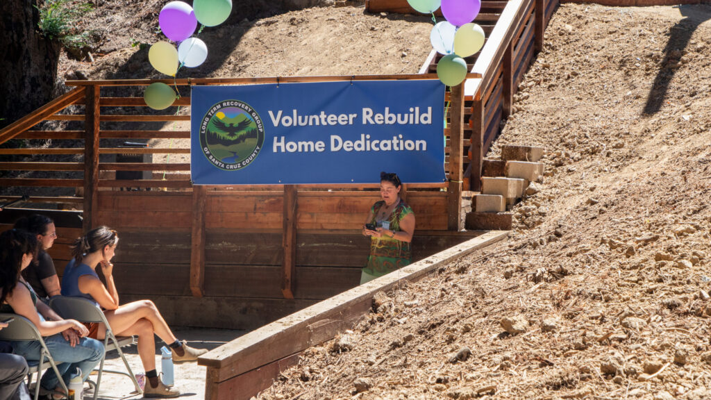 Source-feed image associated with Woman returns home after years of displacement by CZU Lightning Complex Fire