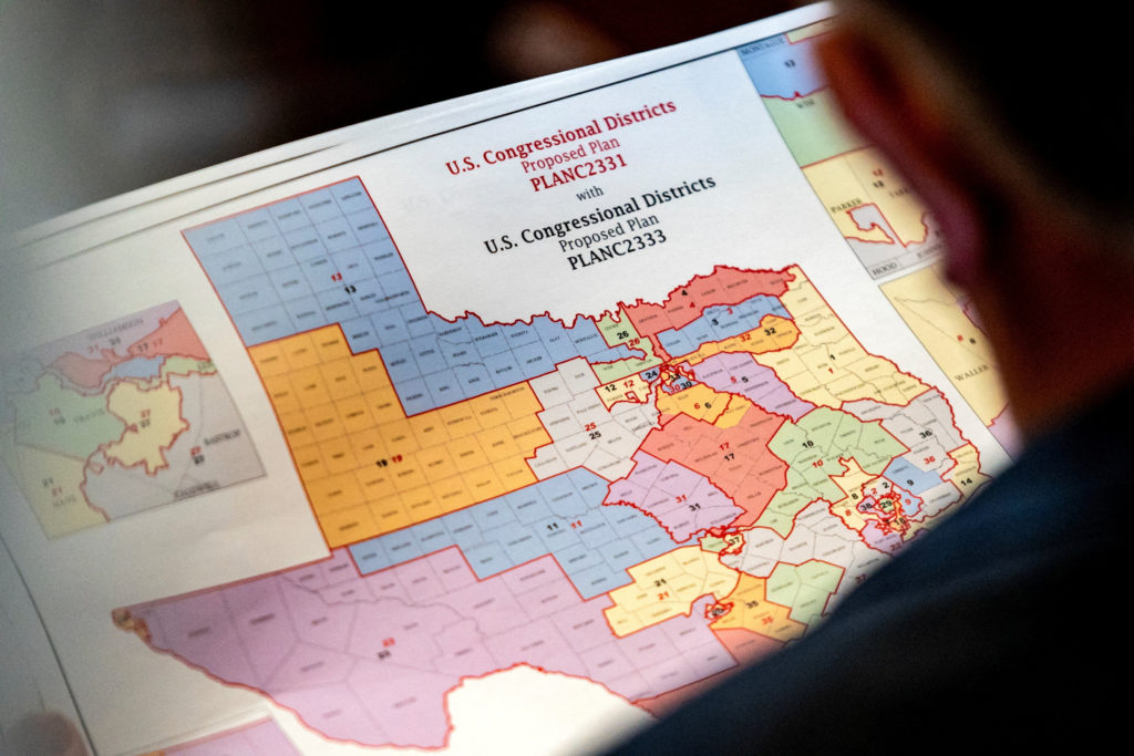 Source-feed image associated with Midterm redistricting has placed millions in new voting districts. Here's where 6 state efforts stand