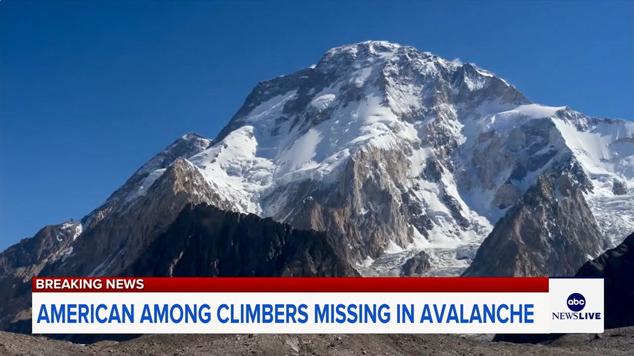 Source-feed image associated with All 10 climbers swept away in avalanche in Pakistan are confirmed dead