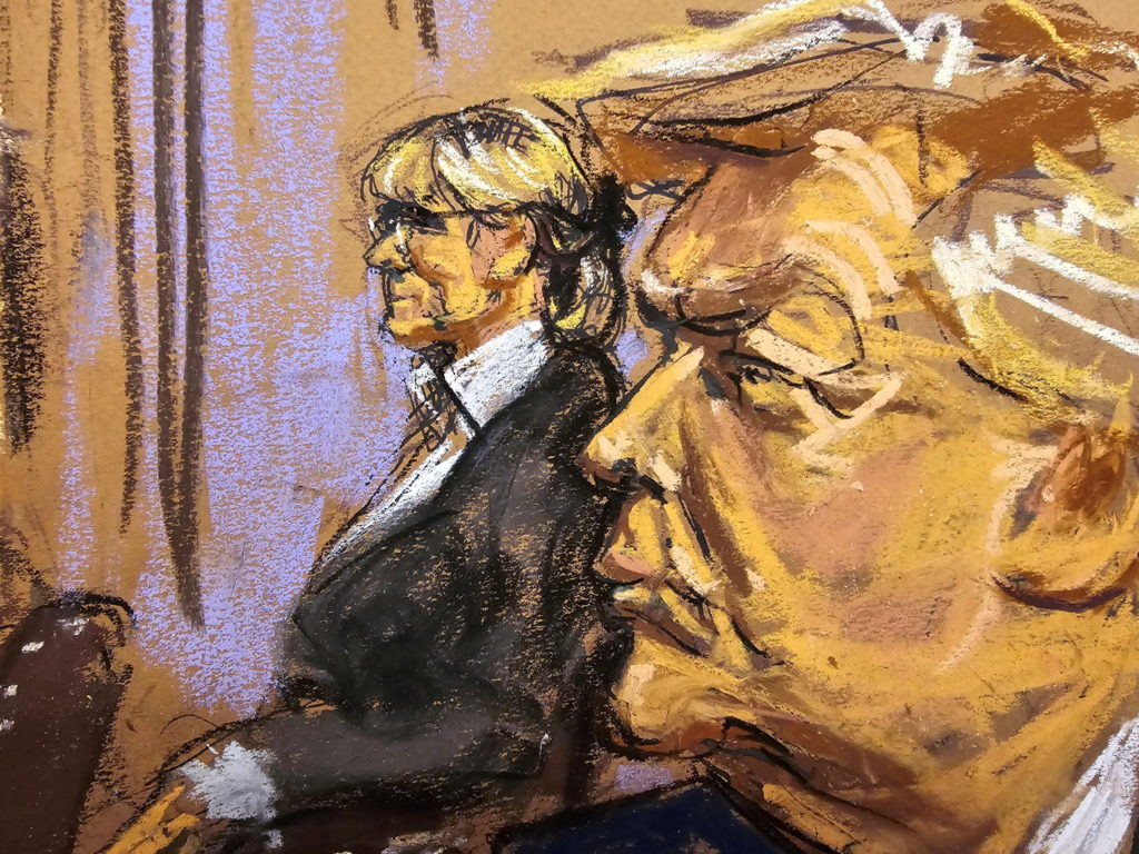 Source-feed image associated with AP report: Justice Department opens investigation into E. Jean Carroll, who successfully sued Trump for sexual abuse and defamation