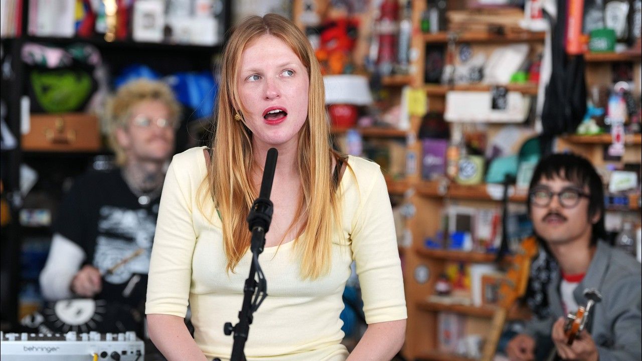 Source-feed image associated with Watch Audrey Hobert’s Tiny Desk Performance