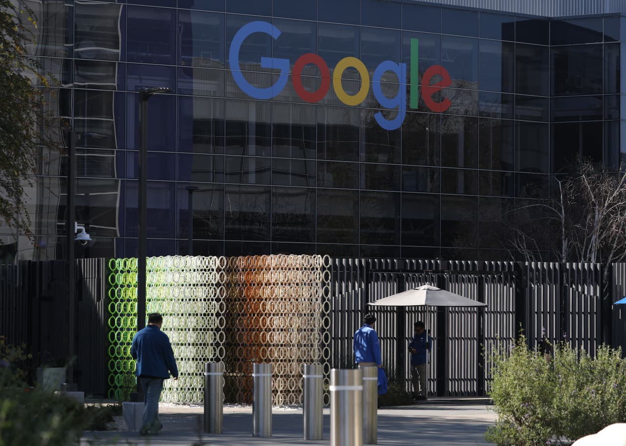 Source-feed image associated with Alphabet’s stock is set to join the Dow, pivoting index’s industrial roots toward tech