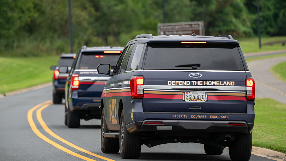 Source-feed image associated with DOJ sues states that rejected ICE requests for undercover license plates