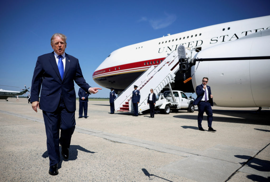Source-feed image associated with WATCH: Trump says oil prices will come down after midterm elections