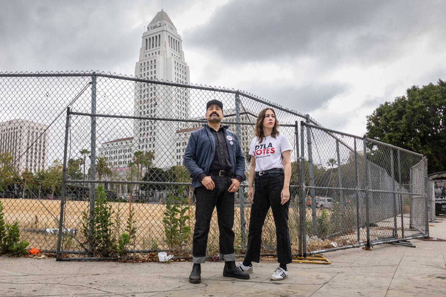 Source-feed image associated with A vacant lot near City Hall will become an art park. Why are some people objecting?