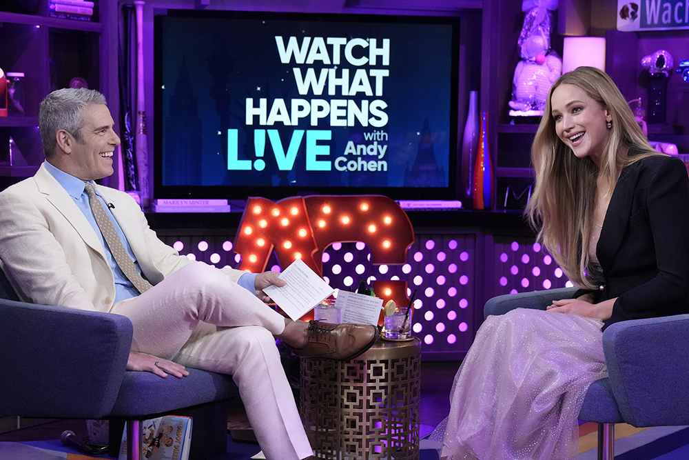 Source-feed image associated with Andy Cohen Reveals Jennifer Lawrence ‘Provided Crucial Information’ to Track Down ‘Summer House’ Reunion Leaker: ‘Her Online Sleuthing Helped Solve This Mystery’