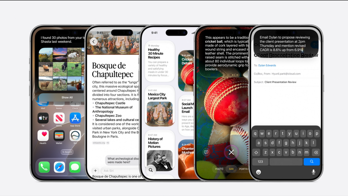 Source-feed image associated with Say hi to "Siri AI"—Apple announces new, more "conversational" voice assistant