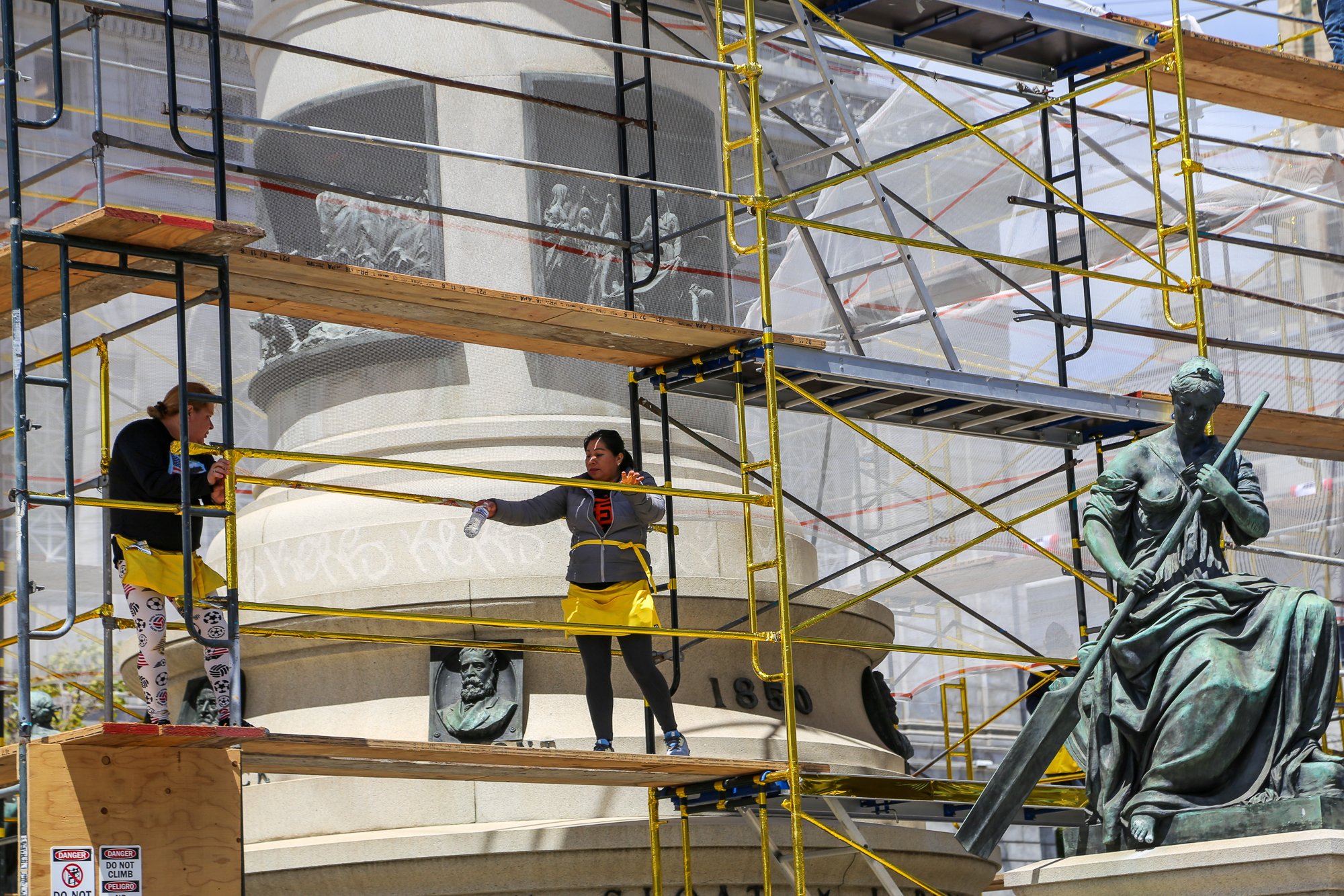 Source-feed image associated with SF’s Toppled Statues Give Rise to New Monuments