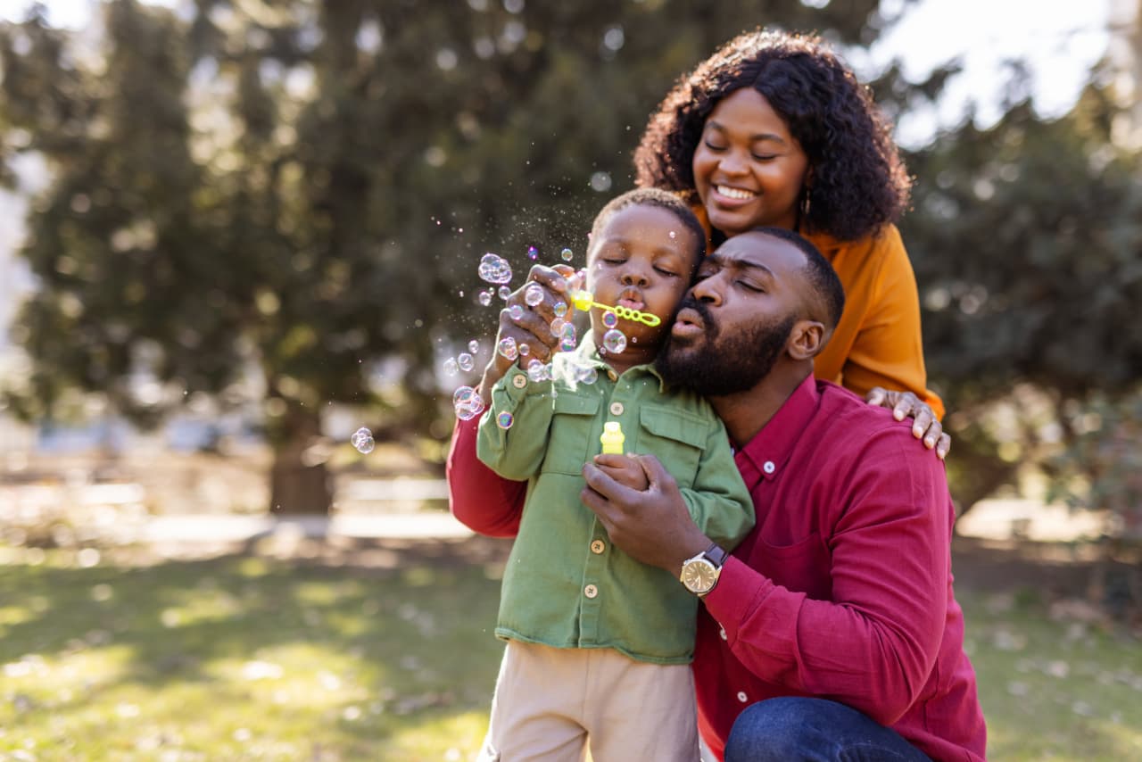 Source-feed image associated with Our 4-year-old son has $100,000 in his 529 account. Is a bull market a bad time to buy him stocks instead?