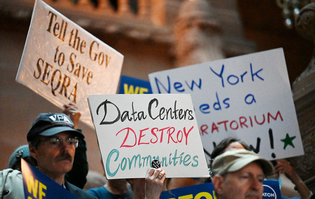 Source-feed image associated with New York bans data center construction for a year, rattling AI industry