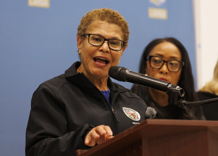 Source-feed image associated with LA Mayor Karen Bass asked to testify to Congress for fraud hearing on federal homelessness dollars