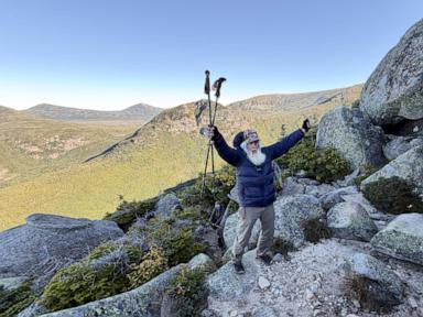 Source-feed image associated with At 91, Dale Sanders reclaims record as oldest hiker to complete the Appalachian Trail