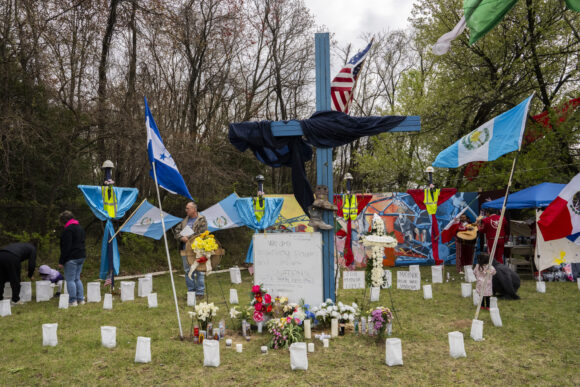 Source-feed image associated with Workers’ Families, Other Parties Settle Baltimore Bridge Tragedy Claims