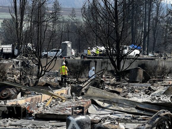 Source-feed image associated with Insured Loss Estimates Top $600M From Washington Fires, Testing New Commissioner
