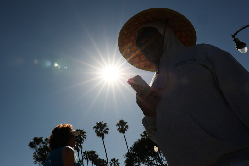 Source-feed image associated with Buckle up, LA. This heat is going to be with us for a while
