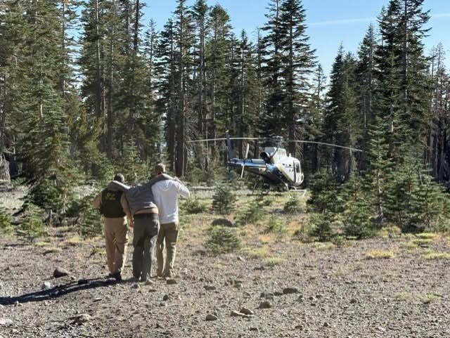 Source-feed image associated with Injured climber crawls down Mt. Shasta in overnight ordeal
