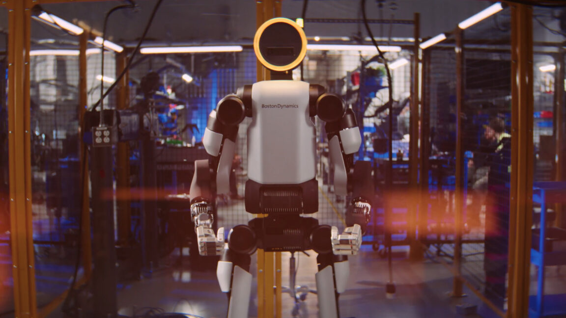 Source-feed image associated with Hyundai claims humanoid robot plan is not part of talks with striking workers