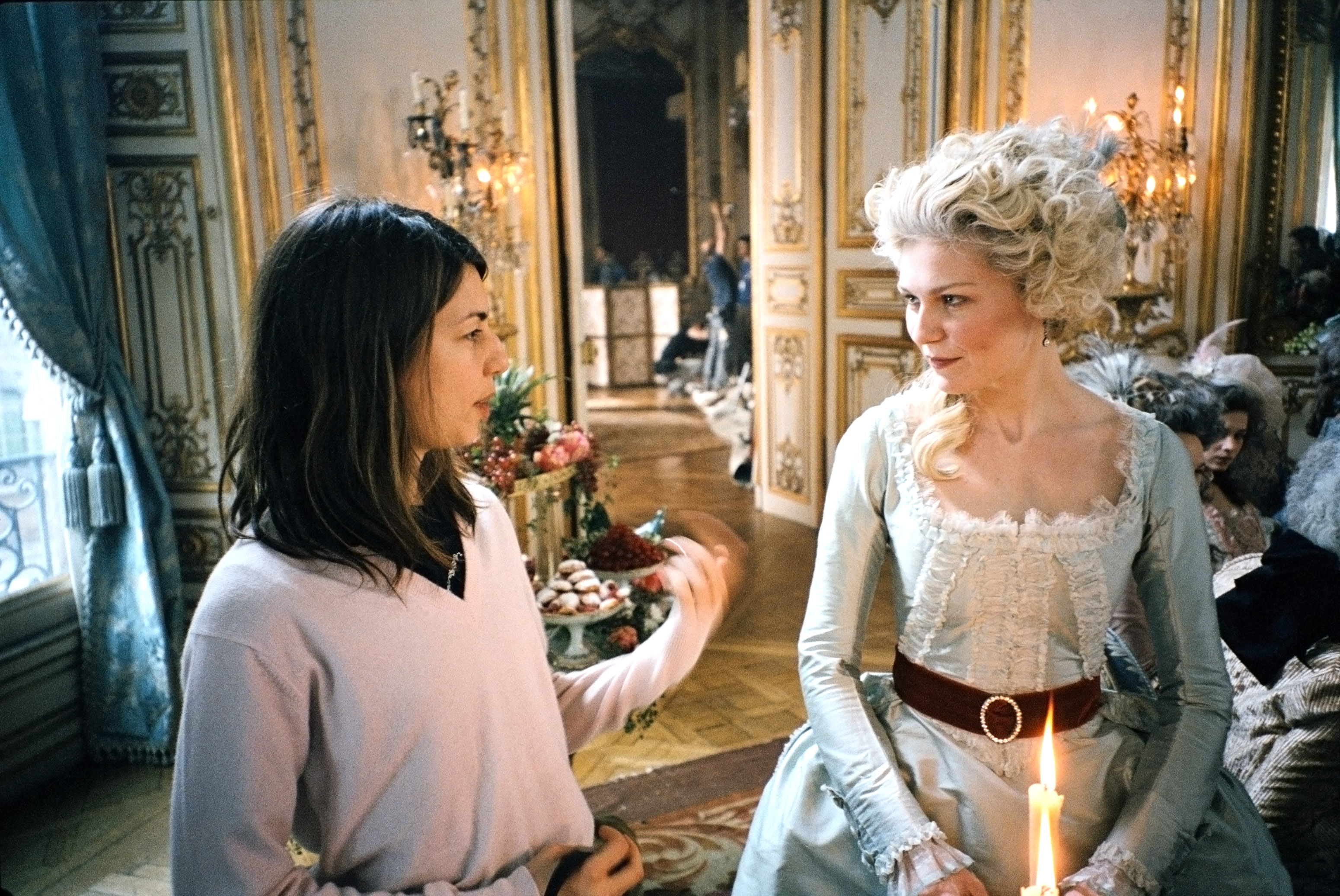 Image from linked report: Sofia Coppola, Kirsten Dunst Celebrate 20 Years of ‘Marie Antoinette’ With Reality-Bending Versailles Exhibition