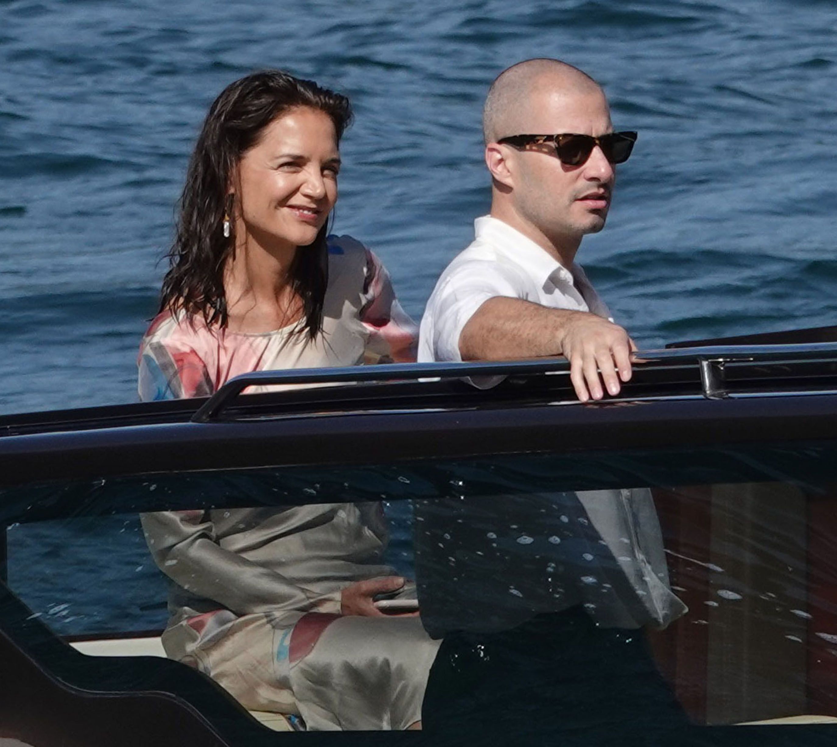 Source-feed image associated with Who Is Katie Holmes’s Artist Boyfriend?