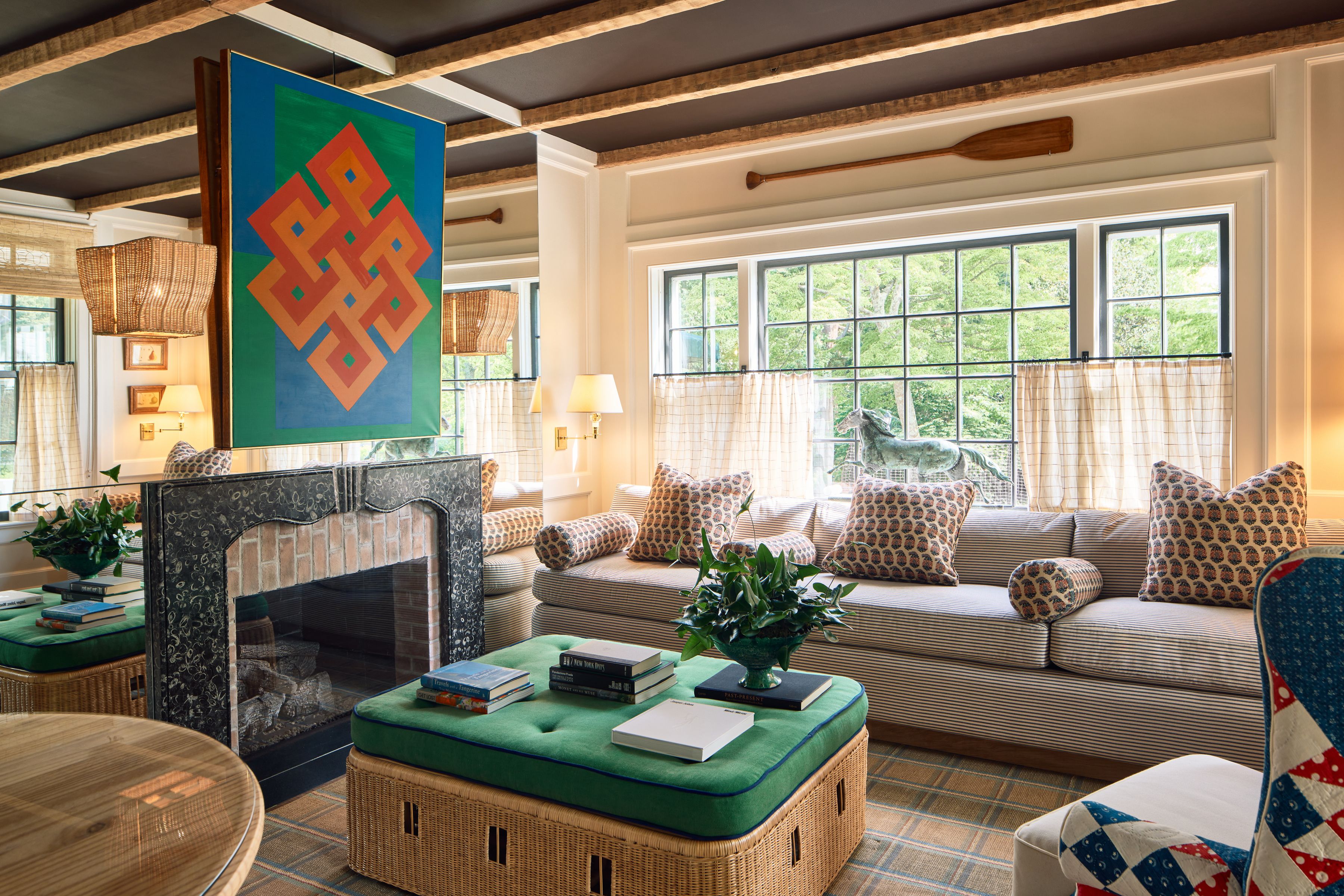 Source-feed image associated with Inside the Newly Reopened Hedges Inn in East Hampton