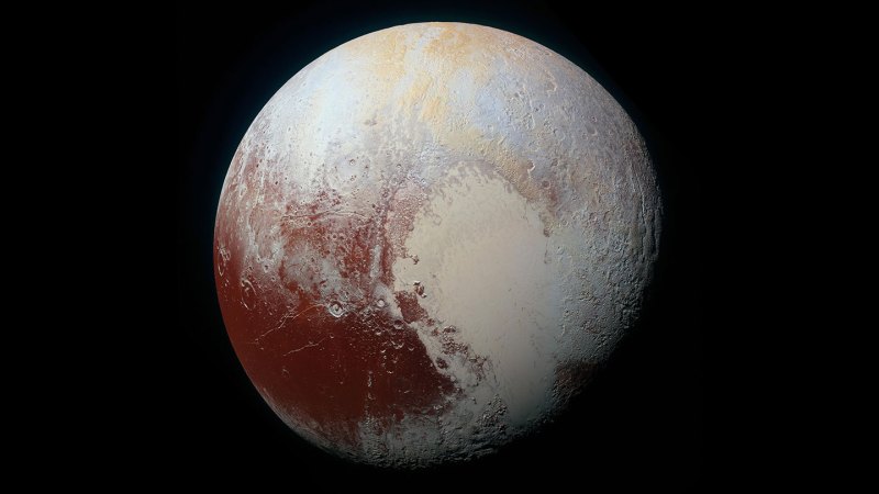 Source-feed image associated with Pluto has landslides