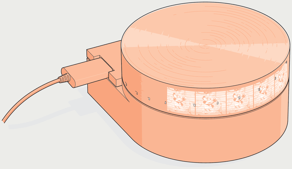 Source-feed image associated with Make a Portable Wide-screen Mechanical TV