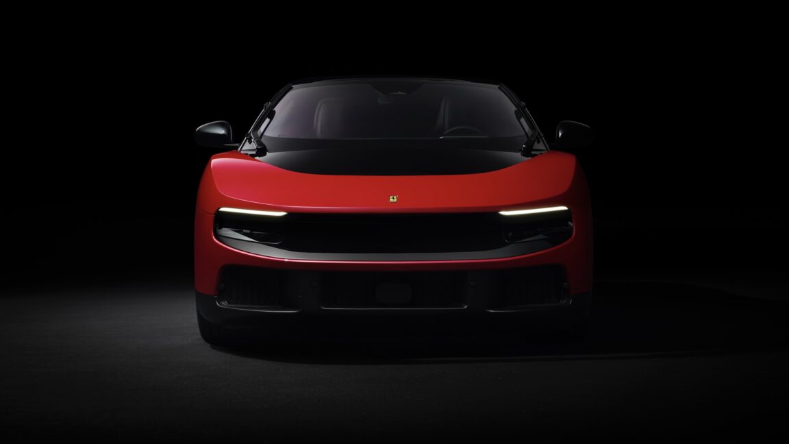 Source-feed image associated with Amazing interior, controversial exterior: Ferrari's first electric car