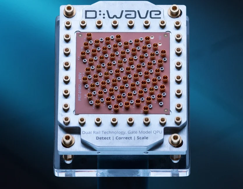 Source-feed image associated with D-Wave shows off its new entry in quantum computing race