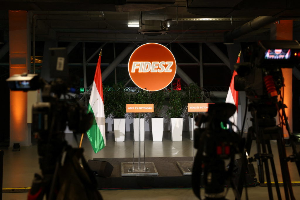 Source-feed image associated with Hungarian prosecutors raid Orb&aacute;n party's data center in embezzlement probe