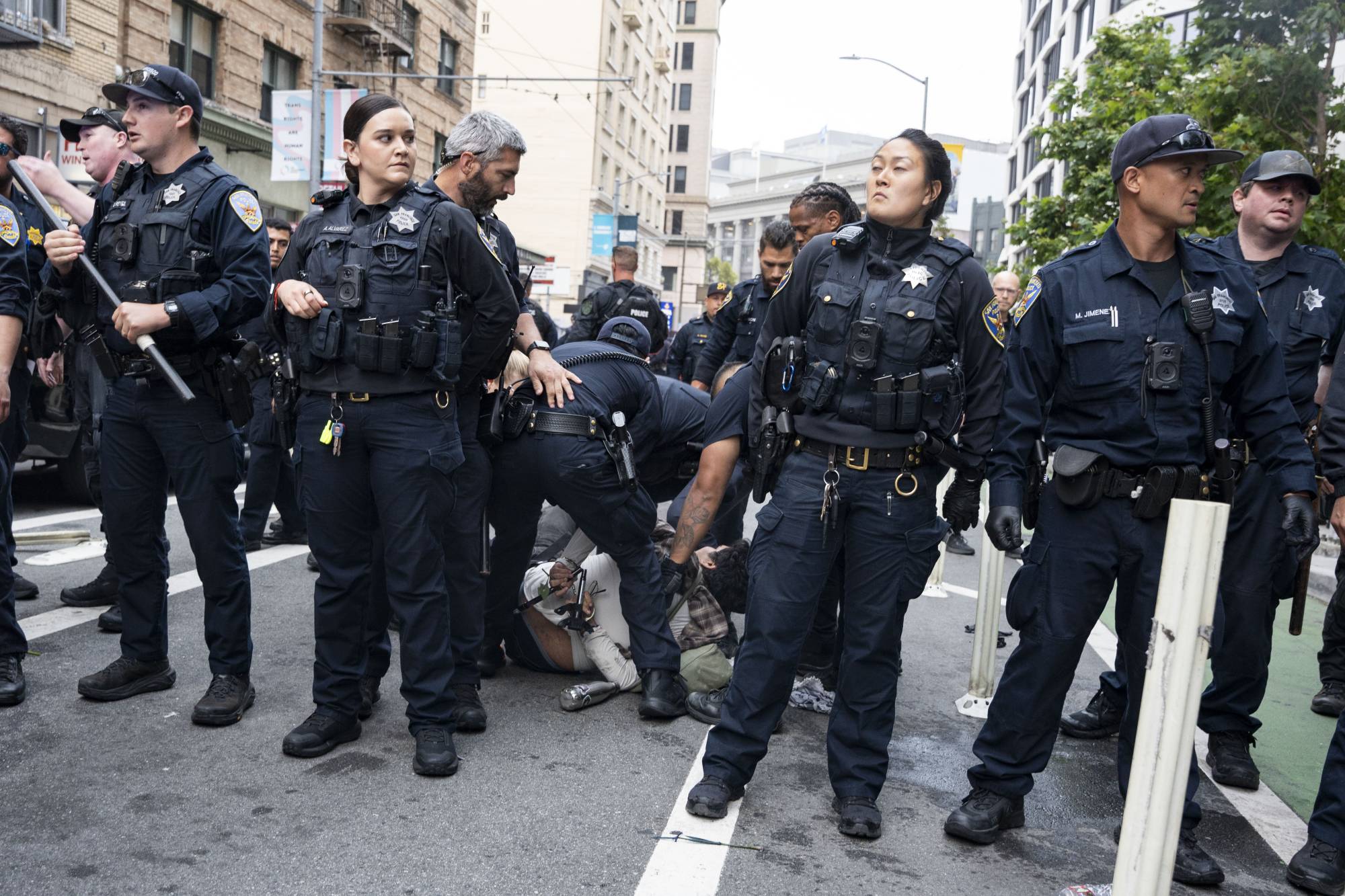 Source-feed image associated with New Details Emerge About SFPD Arrests and Use of Force During Trans March