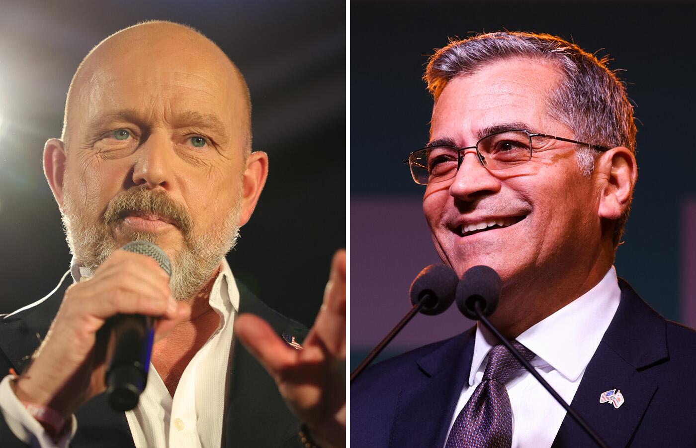 Source-feed image associated with Former Fox News host Steve Hilton clinches a top spot in governor's race, will challenge Xavier Becerra