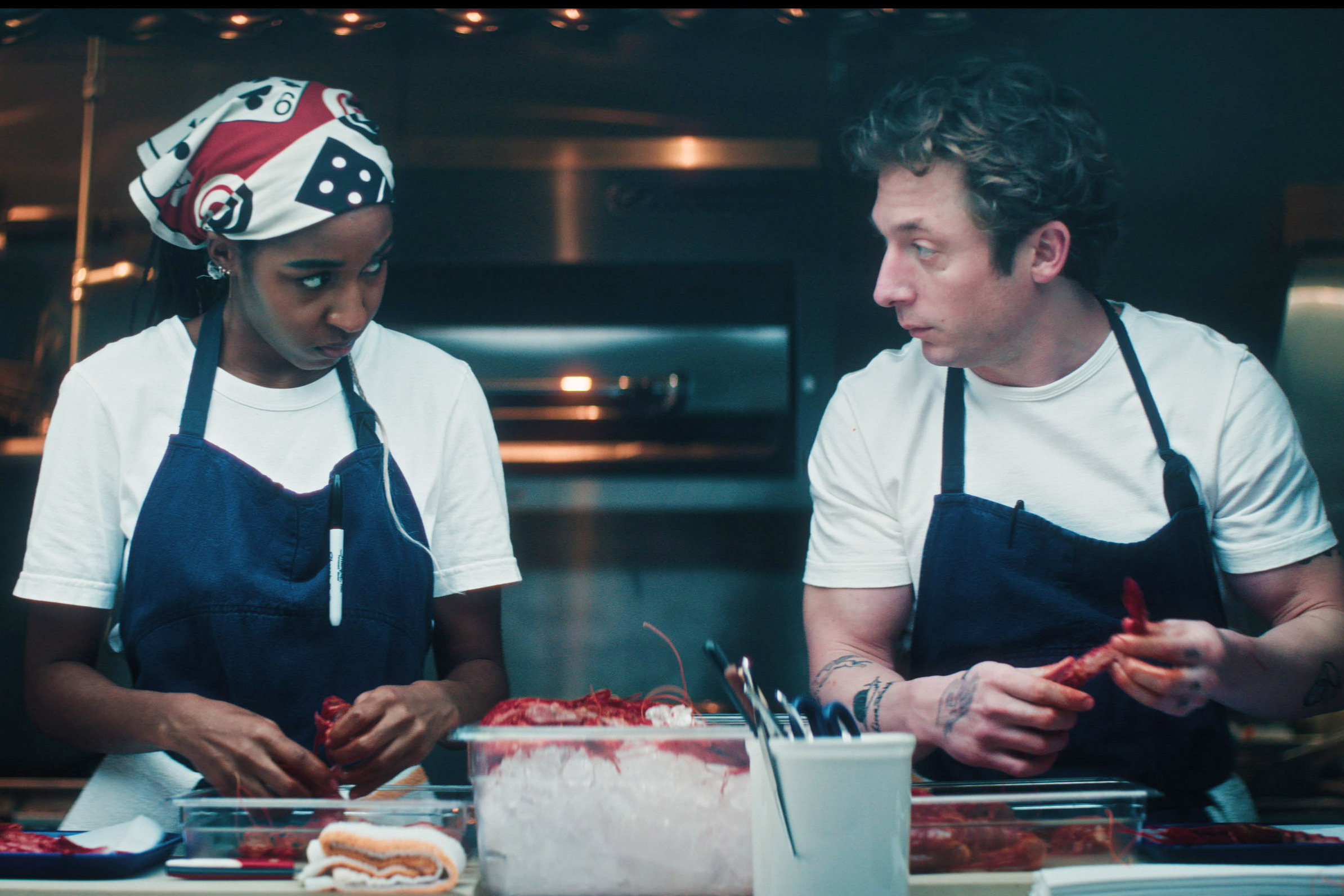 Source-feed image associated with ‘The Bear’ Stars Jeremy Allen White and Ayo Edebiri Break Down Carmy’s ‘Ego Death’ and Passing the Torch to Sydney: ‘It’s a Heartbreaking Moment’
