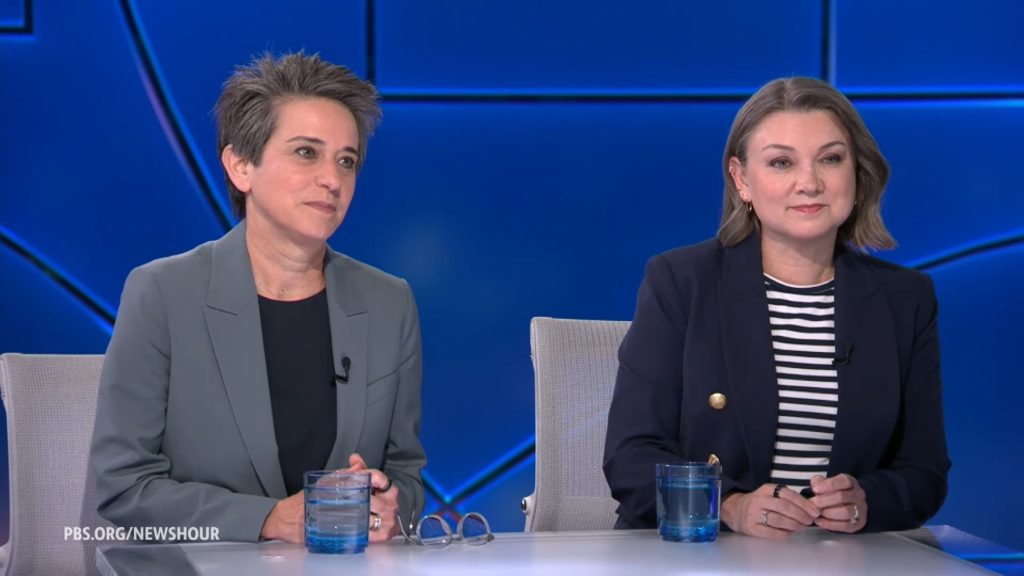 Source-feed image associated with Tamara Keith and Amy Walter on GOP's midterm challenges