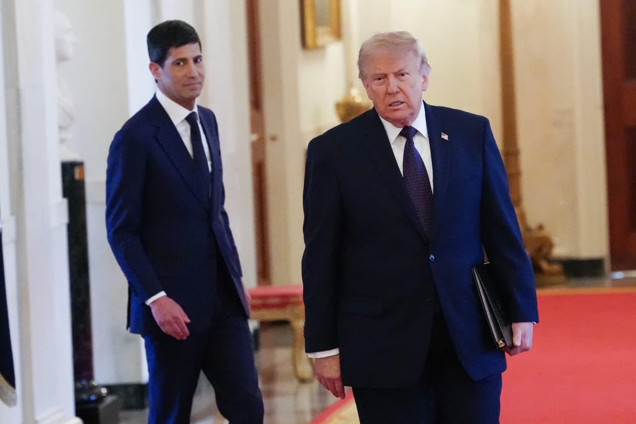 Source-feed image associated with Traders are betting Trump may soon turn on Fed chair Kevin Warsh as interest-rate hikes loom