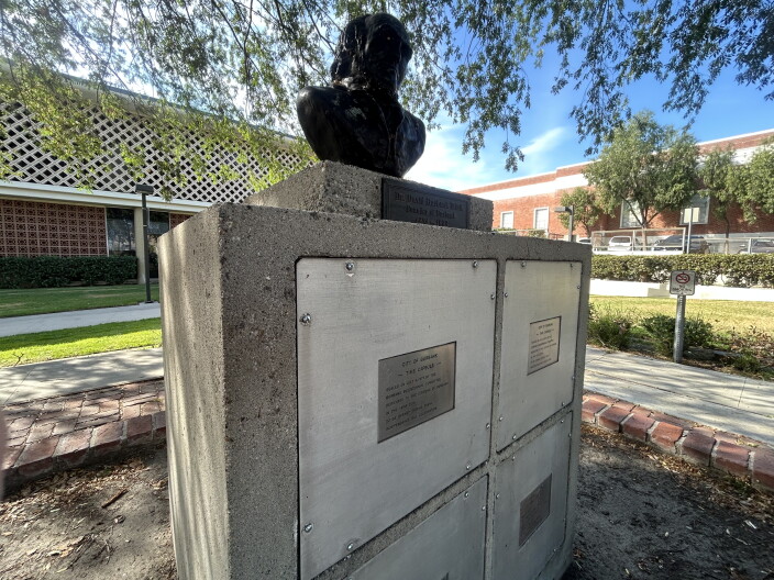 Source-feed image associated with An empty time capsule leaves Burbank Public Library with a mystery from the past